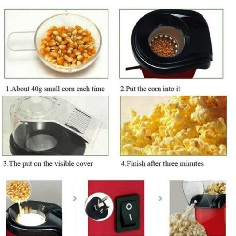 1200W Oil Free Popcorn Maker Machine