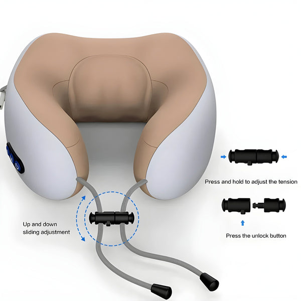 Neck U-Shaped Massager Pillow