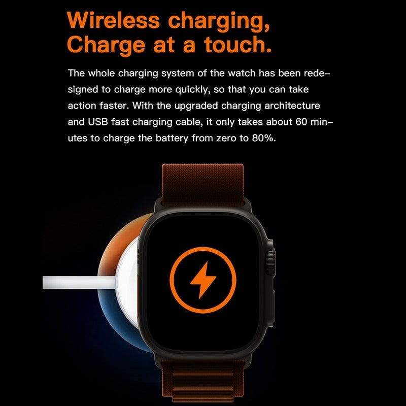 T900 Ultra 2 Series Smartwatch With Wireless Charging AI Voice Wakeup