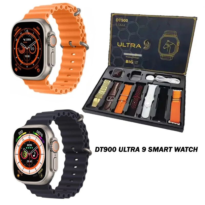 DT 900 Ultra 7 + 1 Strap 49MM Dial Full Touch Display Smart Watch