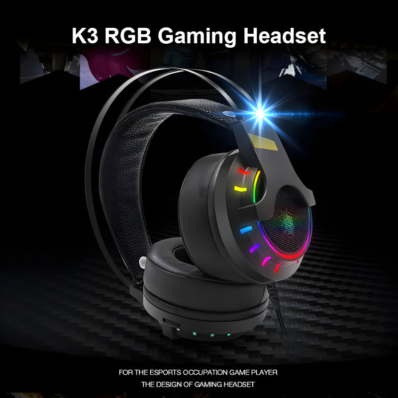 E-Sports RGB Gaming Wired Headset